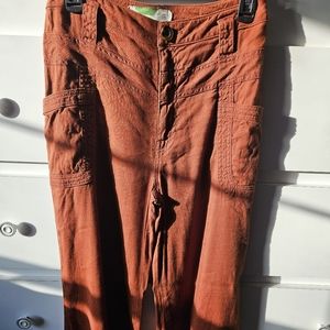 Womens Anthropologie high rise wide leg pants size 27x31